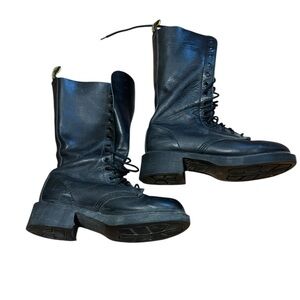 Dr. Martens Black Leather Boots